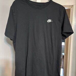 Nike Black Short Sleeve Tee with Swoosh